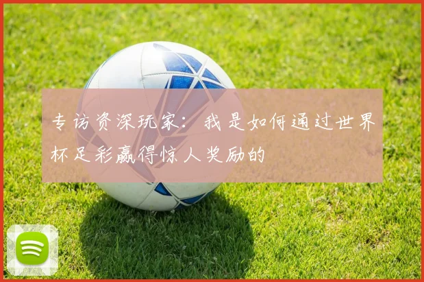 专访资深玩家:我是如何通过世界杯足彩赢得惊人奖励的
